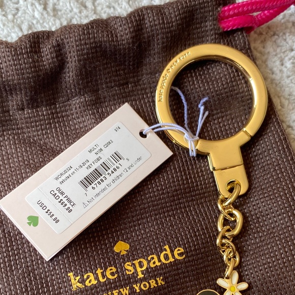 Kate Spade Minnie Mouse Key Fob - Picture 3 of 6